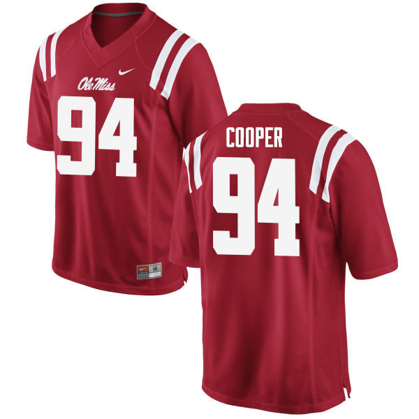Jack Cooper Ole Miss Rebels NCAA Men's Red #94 Stitched Limited College Football Jersey ZQN4158XL